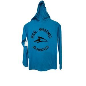 NWT! SeaWorld Real Amazing Lightweight Hoodie Jacket S